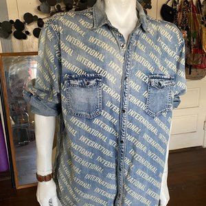 INC INTERNATIONAL CONCEPTS  logo and denim